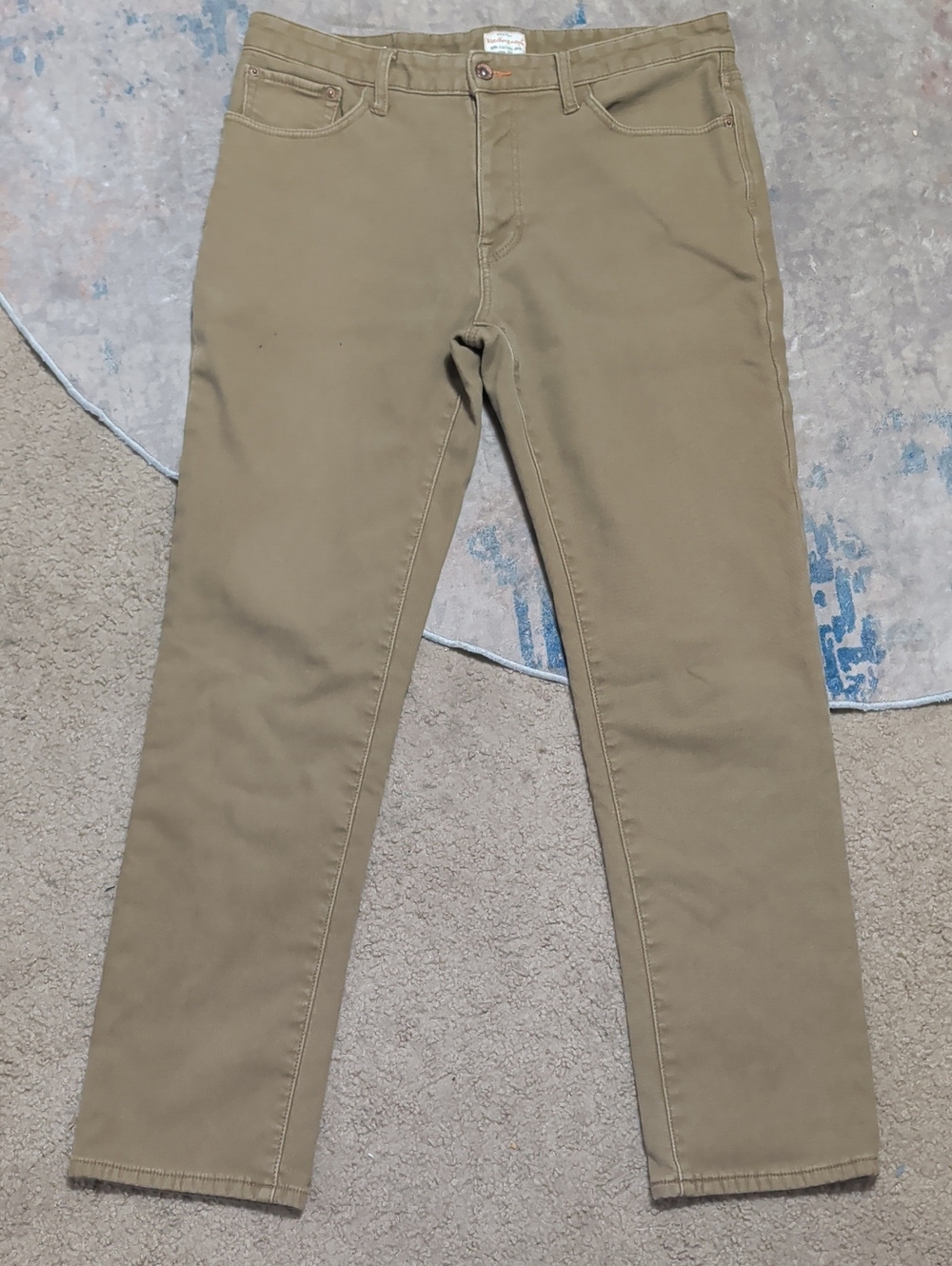 Weatherproof Vintage Tan Chino Pants - Classic Straight Fit - Men's 36x34